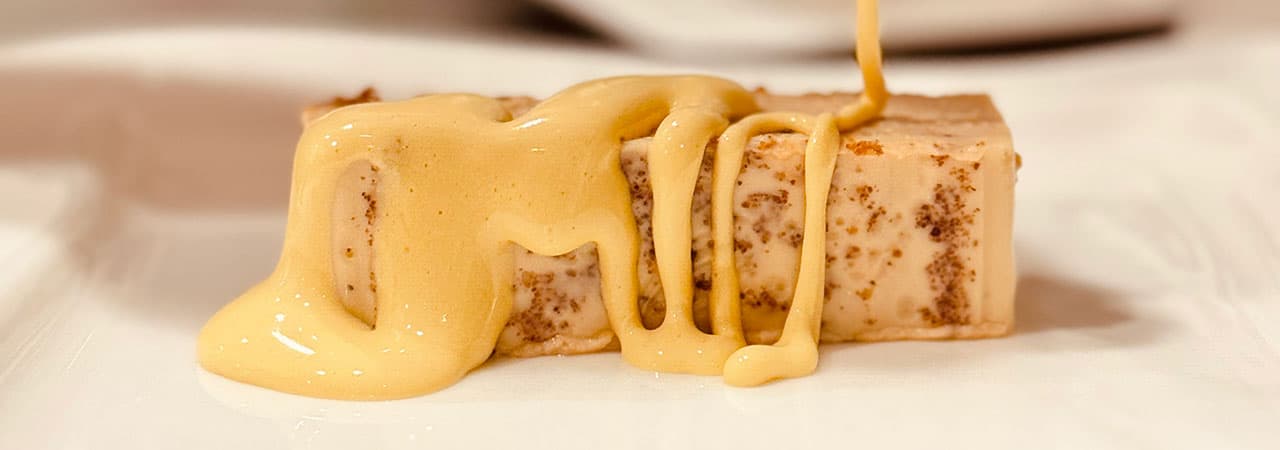 Bunet with Zabaione Sauce